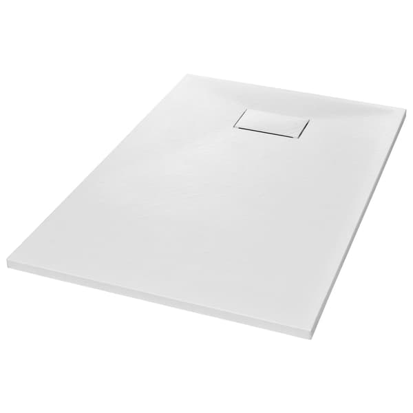 vidaXL Duschkar, SMC, Vit, 120 x 70 cm