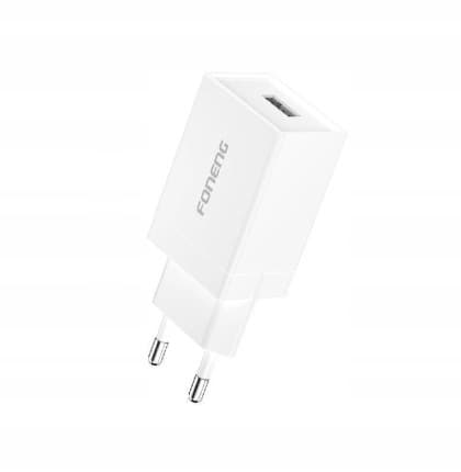 FONENG K210 2.1A 10W 1xUSB Vægoplader Hvid