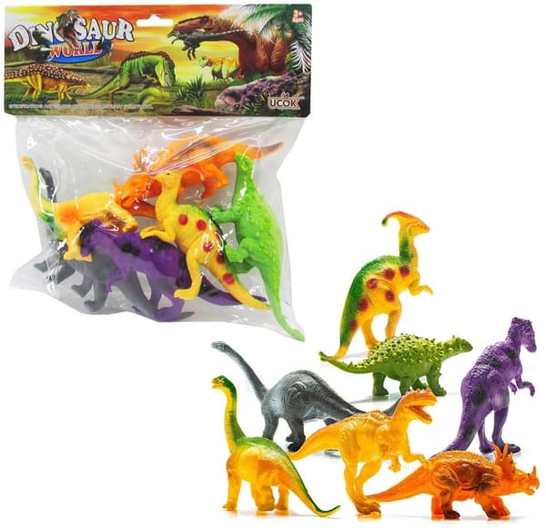 Dinosaurer 6 stk.