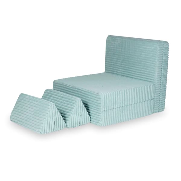 Montessori Standard Waffle Play Sofa Lys Mintgrøn