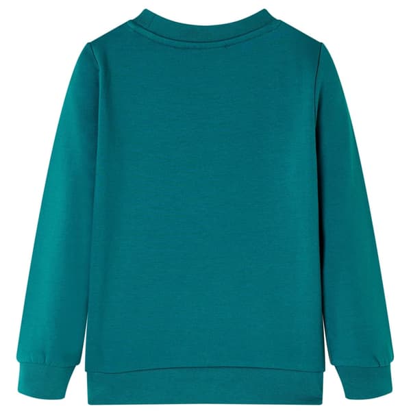 Børnesweatshirt, mørkegrøn, 116