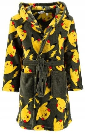 Pikachu Pokémon badekåbe varm blød khaki 116