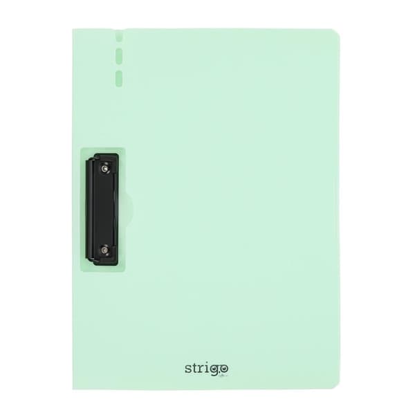 A4-tavle med sideklips, mintgrøn STRIGO