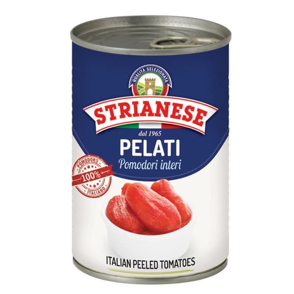 Strianese Flåede Tomater 400g - Strianese