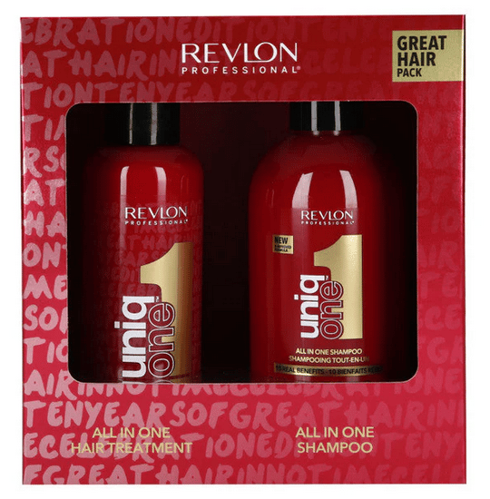 Revlon Uniq One ​​Kit Behandling + Shampoo 150 ml + 230 ml