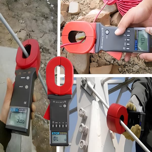 ETCR2100A+ Digital tangmeter med jordmodstandsmåling op til 200