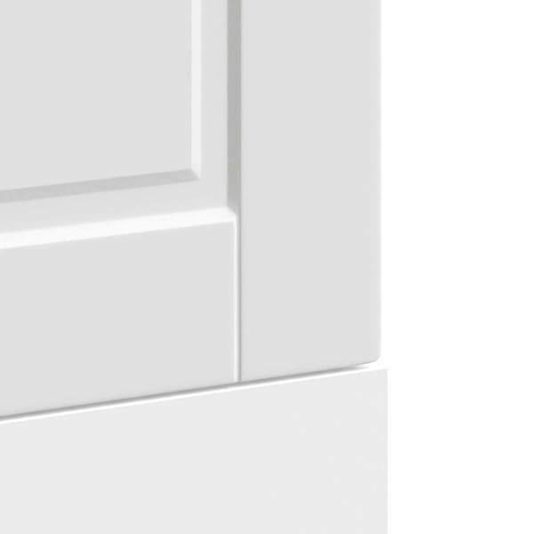 vidaXL Diskmaskinspanel Porto vit 45x1,5x67 cm