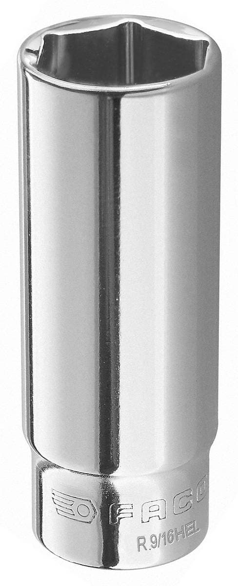R.1/8HEL - 1/4" lang topnøgle, 6-kantet, 1/8"