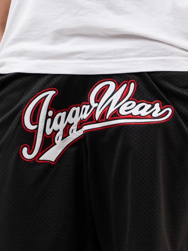 Jigga Wear Basebollshorts Svart/Vit M