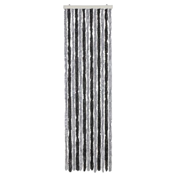 vidaXL Hyttysverkko harmaa/musta 56x185 cm Chenille
