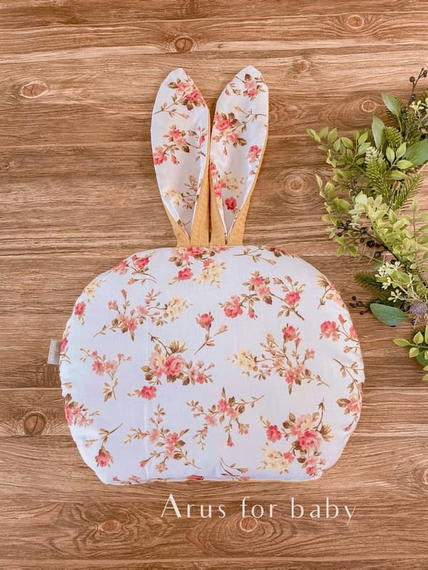 Dubbelsidig waferkudde BUNNY (senap + vildros)