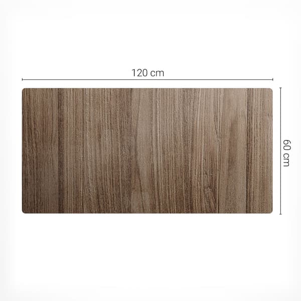 Antiglidelementsmåtte til skrivebord med træådsæt 120x60 cm