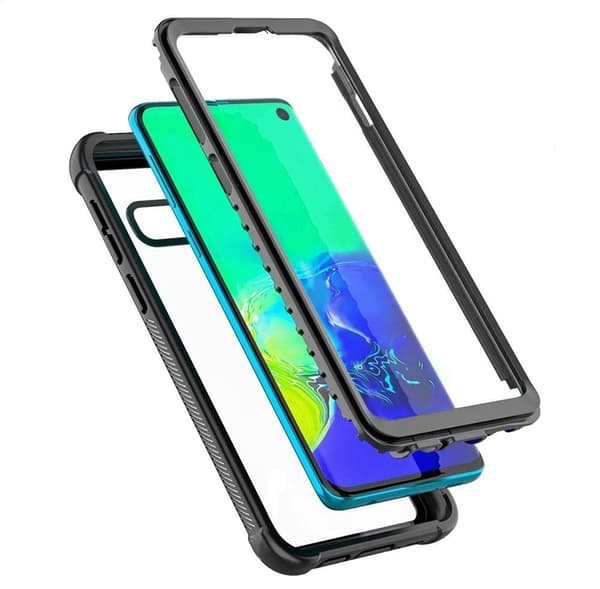 Stødsikkert cover til Samsung Galaxy S10+ Plus, uden folie, sort