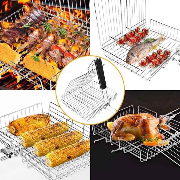 Grillkorg för grönsaker, fisk och kött
