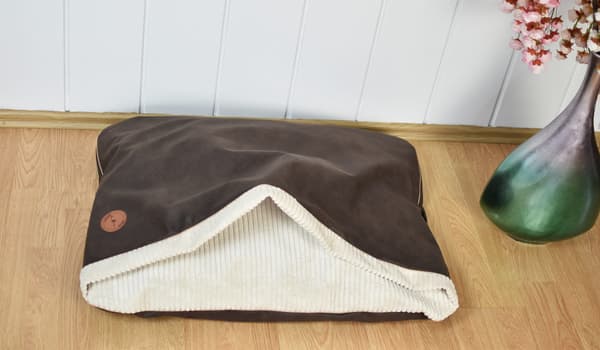 Mink NEL brun + creme 80cm x 60cm