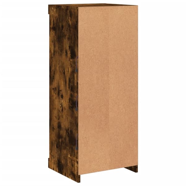 vidaXL LED-skab røget eg 41x37x100 cm