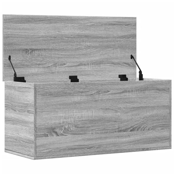 vidaXL kommode, grå Sonoma-eg, 100x42x46 cm