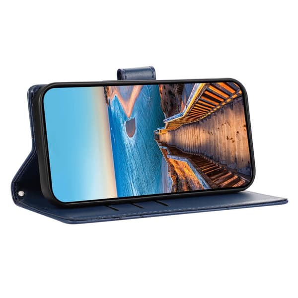 Realme 12 Pro 5G / 12 Pro+ 5G Läderfodral med Plånbok, Blå