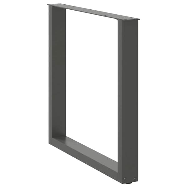 vidaXL sofabordsben, 3 stk., antracit, 80x(72-73) cm, stål