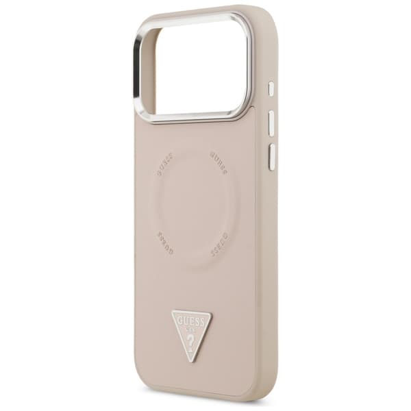 Guess Triangle Logo MagSafe-etui til iPhone 17 Pro Pink