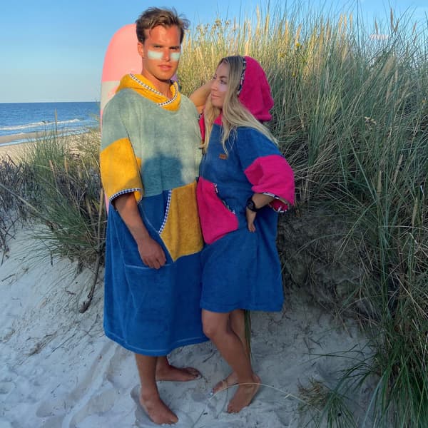 Surfponcho California - bomull M DAM längd 105cm