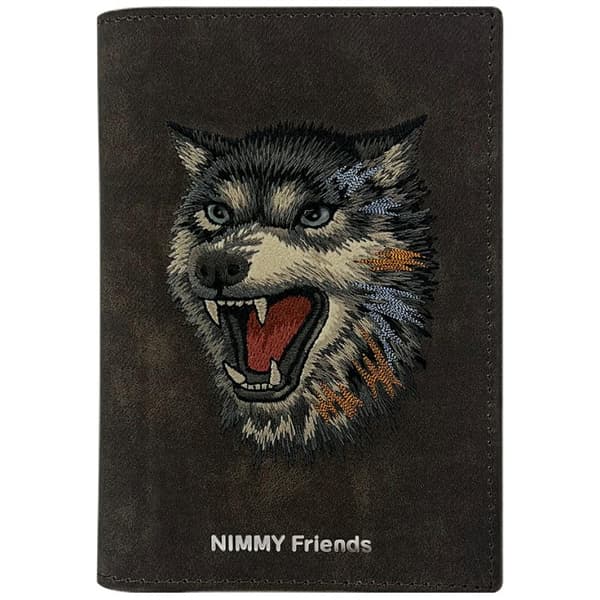 Nimmy Passfodral Raptor Wolf Plånbok Brun