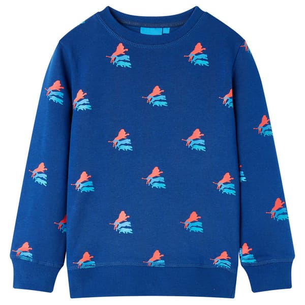 Børnesweatshirt, mørkeblå, 128