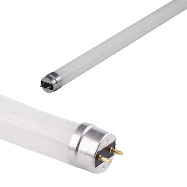 LED lysstofrørslampe glasrør 60 cm 3000K 9W erstatning for 18W EcoLight