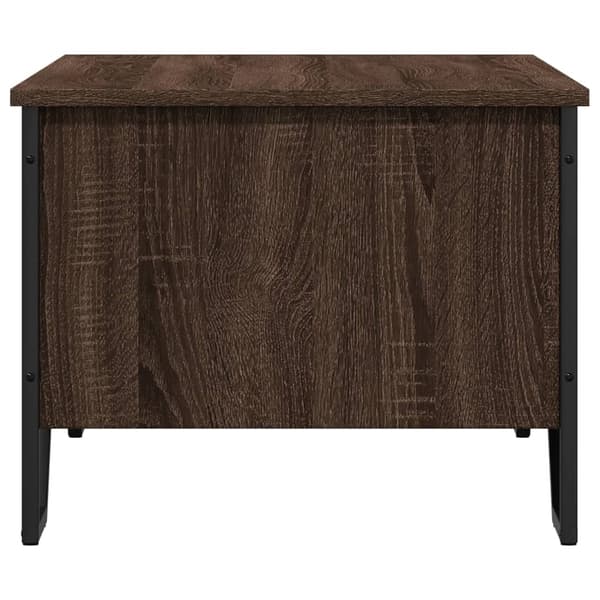 vidaXL sofabord brunt egetræ 100x51x40 cm