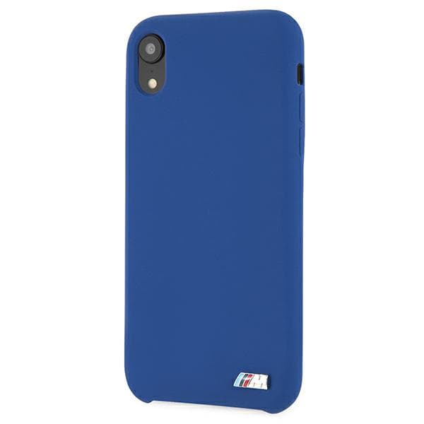 BMW Silikone M Collection Etui til iPhone Xr, Blå/Marineblå