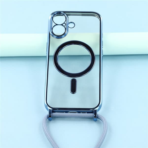 iPhone 17 -kotelo, Electro MagSafe, sininen + nauha