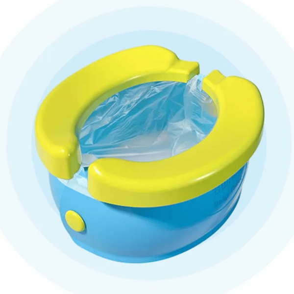 Bærbart, foldbart urinal, bananblå [DG-NC1-NB]