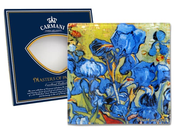 Carmani, Van Gogh dekorativ tallrik - Irisar