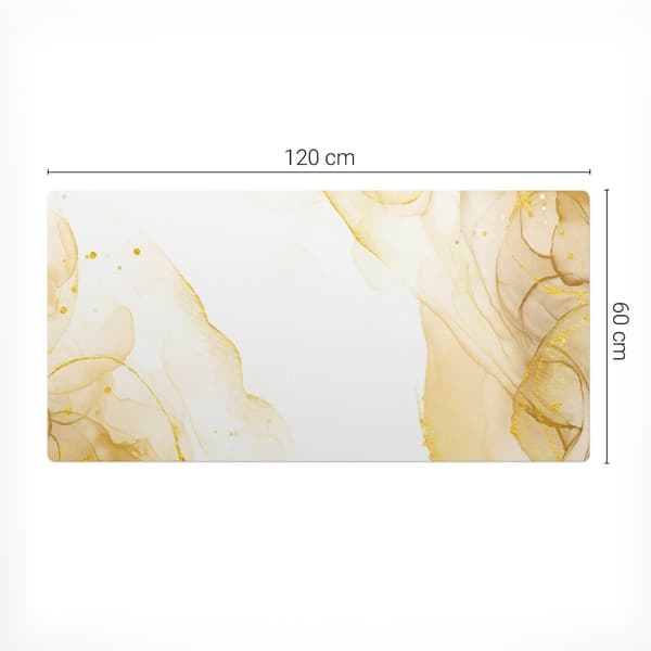 Modern vinyltangentbordsmatta Ethereal Fluid Waves 120x60 cm
