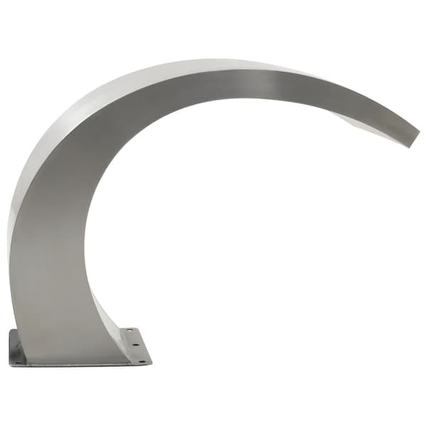 vidaXL LED poolfontæne rustfrit stål 30x60x45 cm