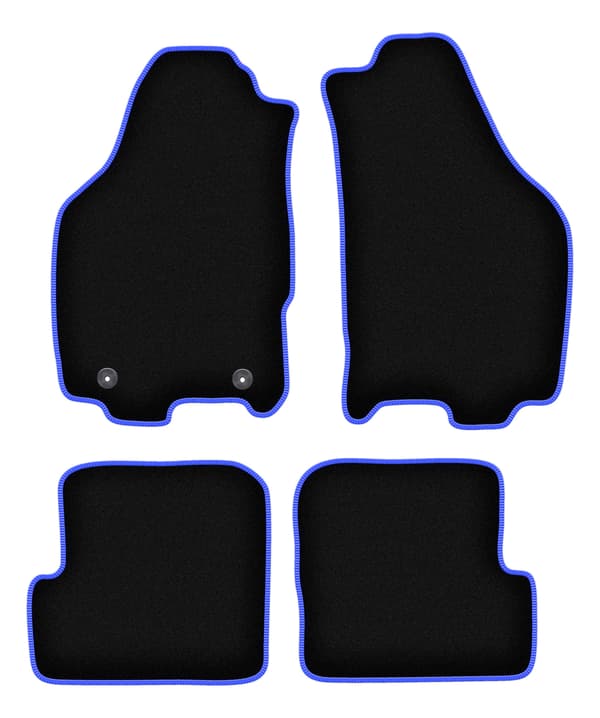 CARLUX-BLÅ bilmåtter til: Lancia Ypsilon II hatchback (2003-2011)