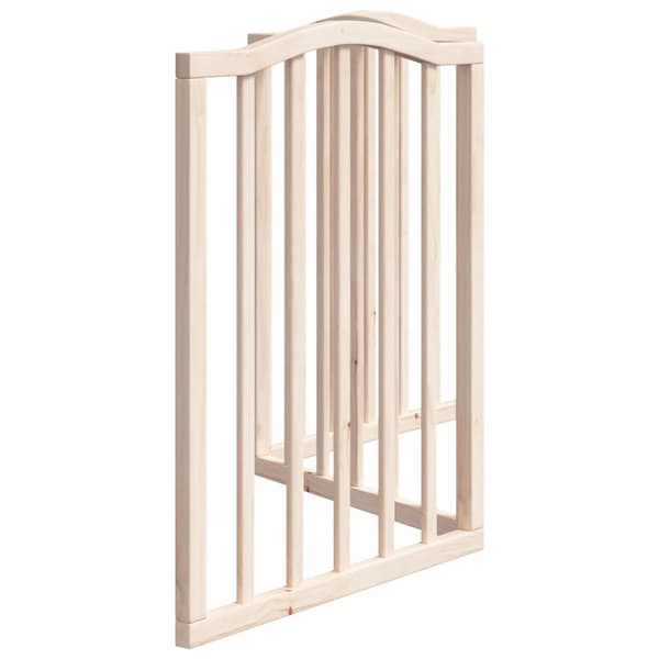 vidaXL foldbart sikkerhedsgitter til hunde, 3 paneler, 150 cm