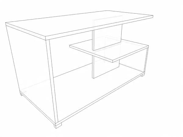MODERN SOFFBORD NINA 100x50x55 WENGE