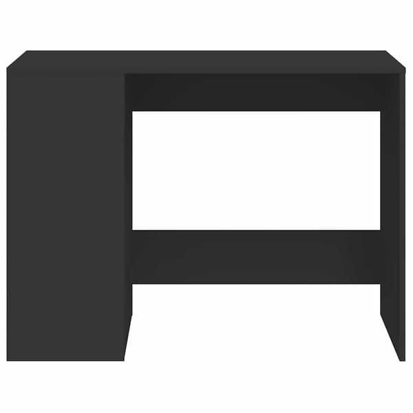 vidaXL skrivebord, sort, 102x50x75 cm, træbaseret materiale
