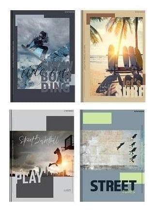 Brulion A5/96K gitterplakat (5 stk.) TOP2000