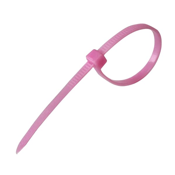 Kabelbindningar Tretytki - UV 2,5 x 100 mm, rosa