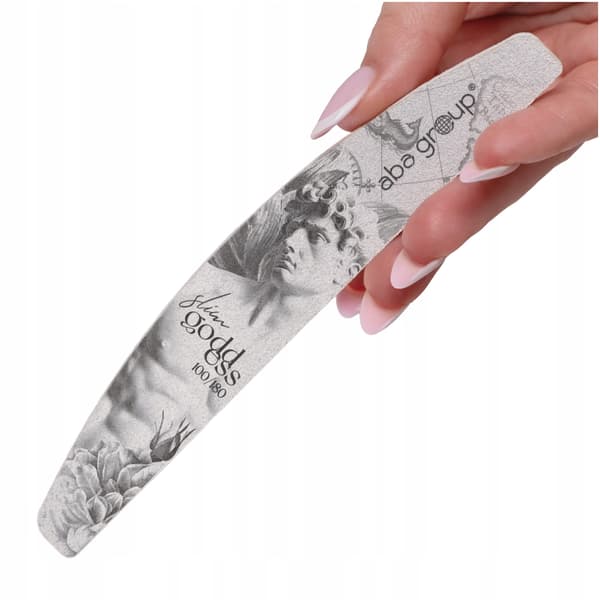 Aba Group Nagelfil Half Moon 100/180 Small Line, Slim 100 bitar