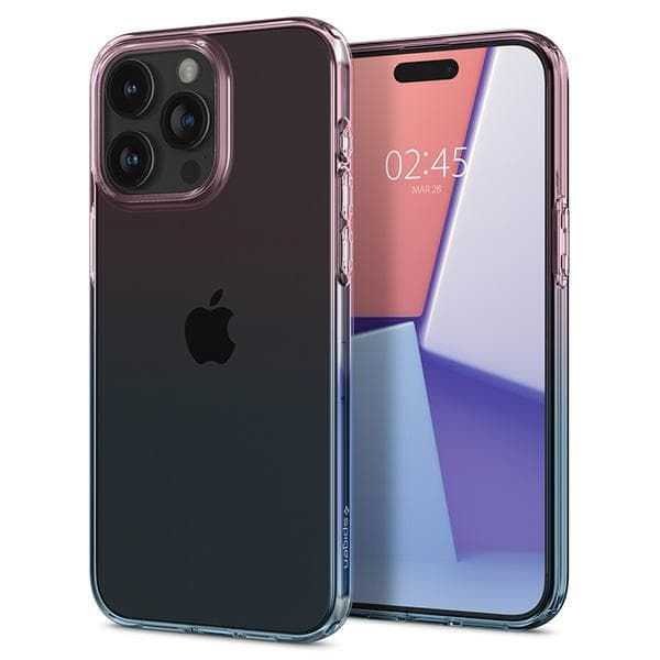 Spigen Liquid Crystal iPhone 15 Pro 6,1" lyserød graduering