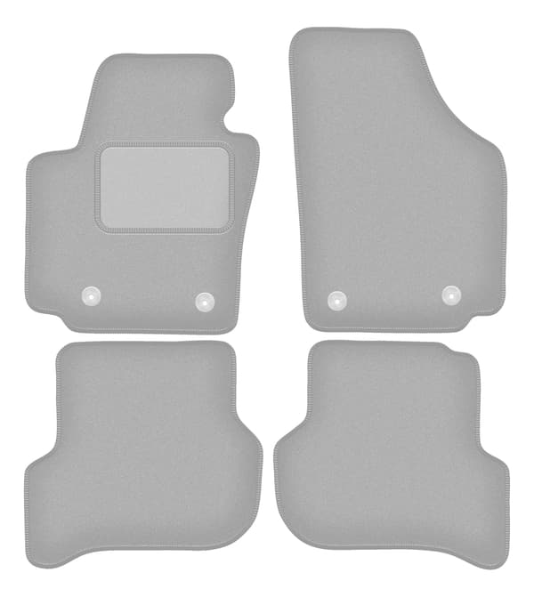 Grå bilmåtter til: Seat Altea minivan (2004-08.2008)