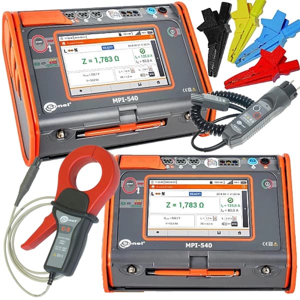 MPI-540 Start elektrisk installationsparametermåler + måletænger
