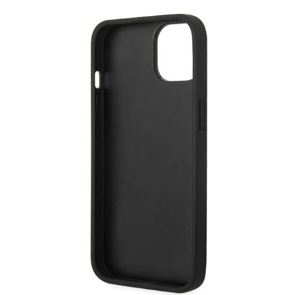 US Polo Læder Stitch Cover til iPhone 14 Plus, Marineblå