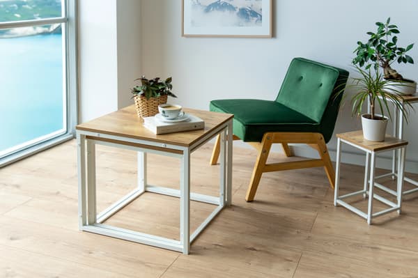 PRAVEN CRAFT HVIDE sofaborde