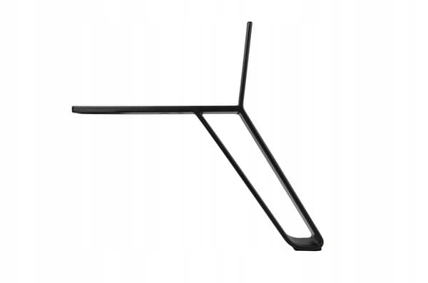 møbelben, loftben, skrå, sort metal, TIL møbler, sofaer, divaner, 12 cm