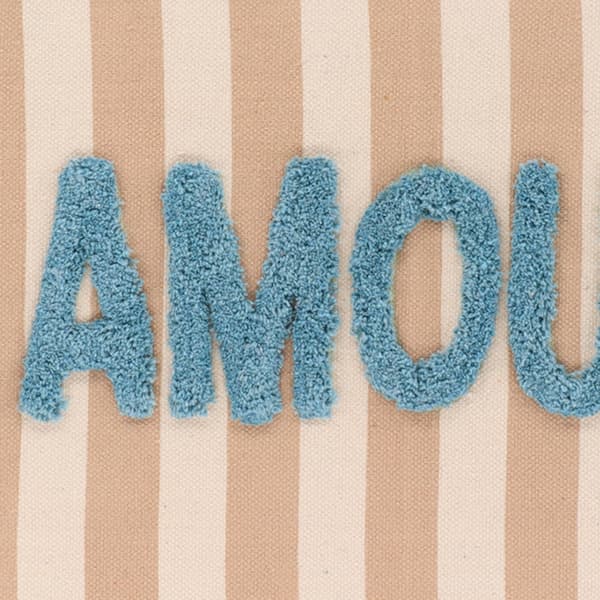 AMOUR bomuldstæppe 45x60 cm