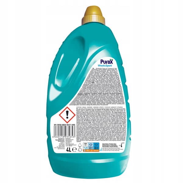 Purox specialvaskemiddel WOOL&SPORT 4 l